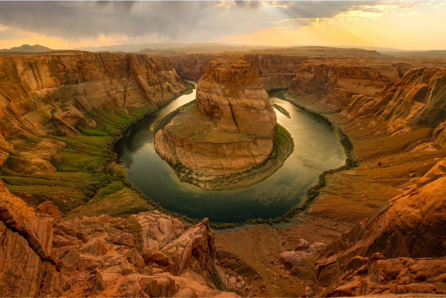 Sunset at Horseshoe Bend